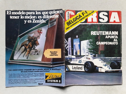 Revista Corsa Nº 781 Mayo 1981 Traverso Reutemann Belgica F1