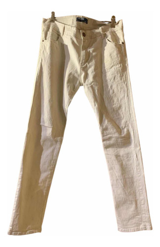 Pantalon Jean Elastizado Crema No Zara Levis Rusty Wrangler 