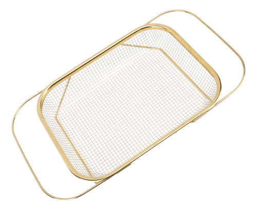 Cesta Coladora De Acero Inoxidable Golden Over The Sink