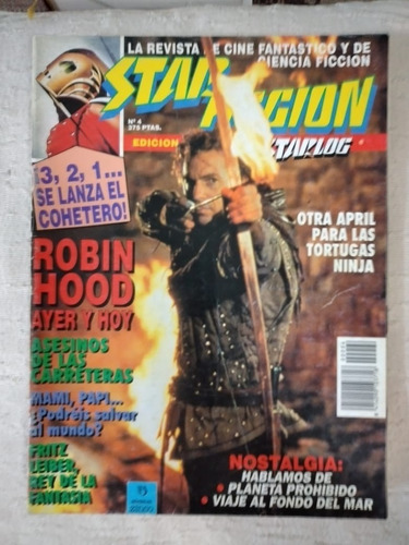 Revista Star Ficción Numero 4 De Junio De 1991  