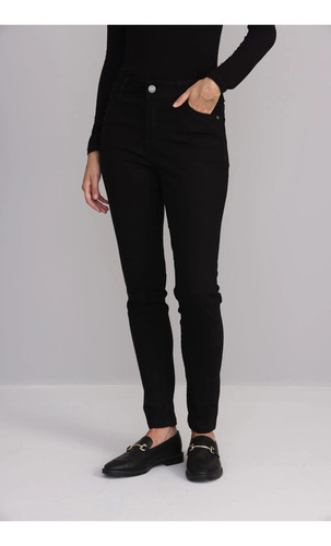 Jean Mujer Negro Skinny Emma Color Yagmour Negro 30