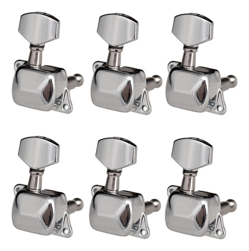 Guitarra Automática Tuning Pegs (6.silver) Afinadores Eléctr