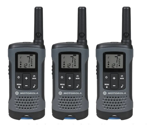 Radios De Comunicación Motorola T200 Pack X 3 Boquitoquis