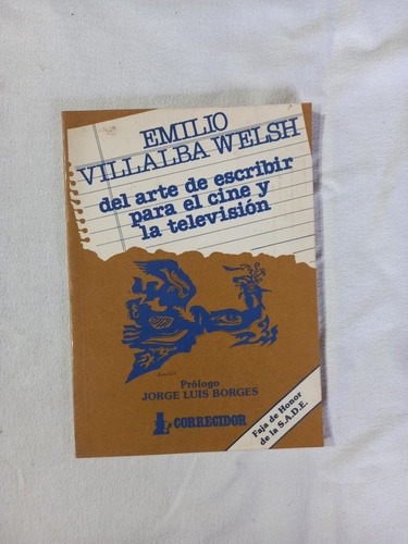 Del Arte De Escribir Para El Cine Y La Televisión Villalba 