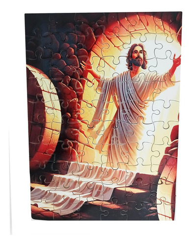 Produtos Revenda - Quebra-cabeças Jesus Ressuscitou 60 Peças