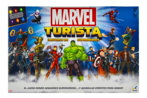 Turista Universo De Superheroes Marvel Novelty