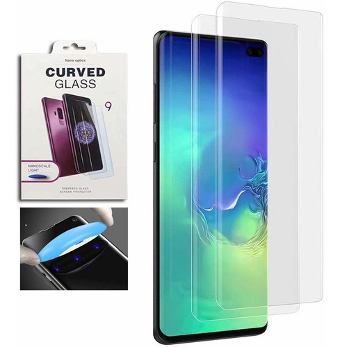 Galaxy S10 Plus  Ctor De Pantalla Vidrio Templado Uv  U...