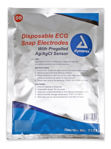 Ecg Electrodo Snap Mm