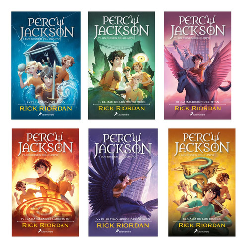 Percy Jackson Saga Completa 6 Libros - Rick Riordan
