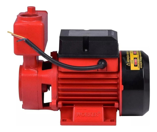 Worker 948489 Cor Vermelho 110V/220V Bomba Periférica Bivolt Autoaspirante 1hp