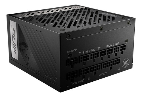 Fuente De Poder Pc Gamer 1000w Msi Mpg A1000g Pcie5 80 Plus 