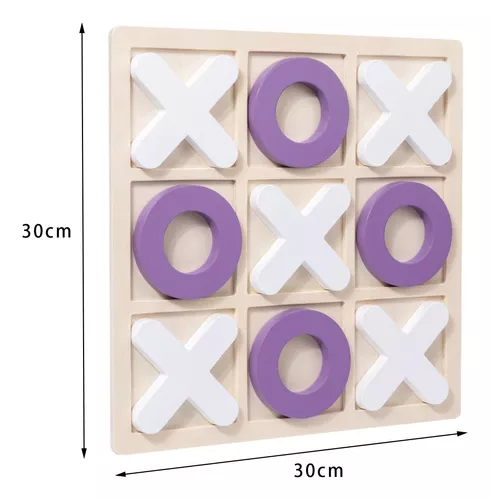 Madeira tic tac toe jogo de estratégia jogos de tabuleiro festa