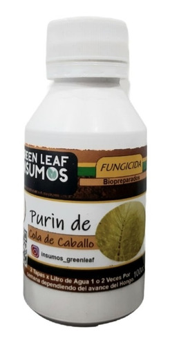 Imagen 1 de 5 de Fungicida Green Leaf Insumos Purin De Cola De Caballo 100cc