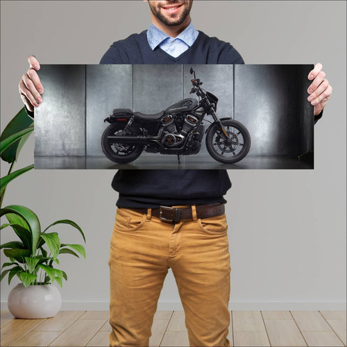 Cuadro 30x80cm Moto Harley Davidson Nightster