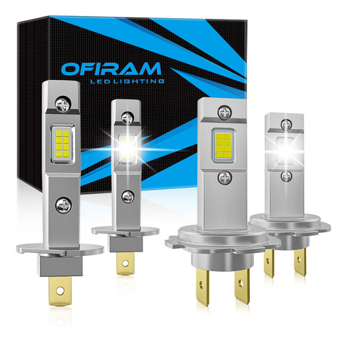 Ofiram H7 H1 - Combo De Bombillas Led Antiniebla, Tamaño M.