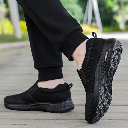 Zapatos Tenis Negros Mujer Y Hombres Pie Diabetico Cómodo