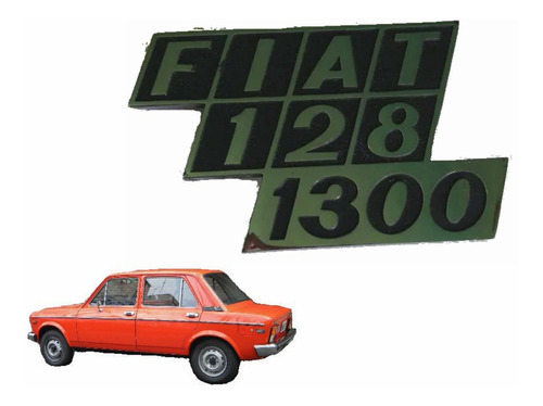 Insignia Logo Emblema Trasero Original Fiat 128 1300