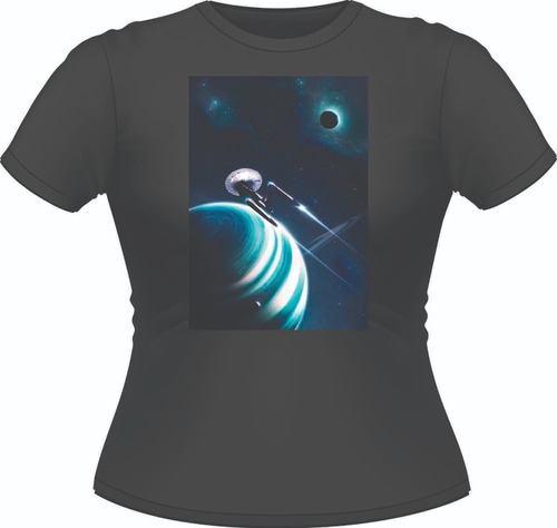 Polera Mujer Algodon Premium Star Trek Pelicula 91