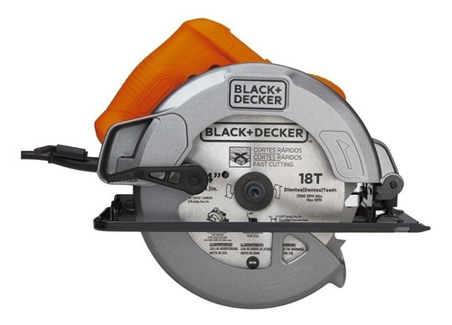 Sierra Circular Eléctrica Black+decker Cs1004 184mm 1400w