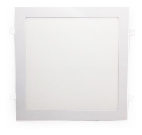 Imagen 3 de 6 de Panel Led Cuadrado 18 W Plafon Embutir Interelec Luz Fria