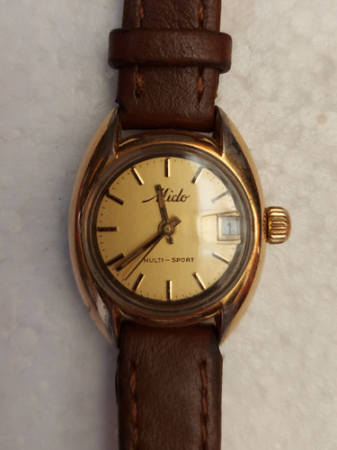 Antiguo Reloj Mido Automático De Pulso Para Dama Vintage 