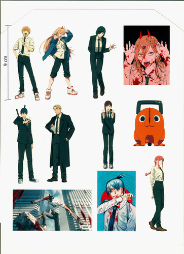 Anime Stickers Chainsaw Man X 7