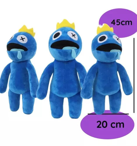 Boneco Azul Babão Blue Pelúcia Rainbow Friends Jogo Roblox