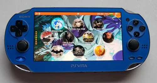 Sony Ps Vita Oled Color Azul Con Memoria | MercadoLibre