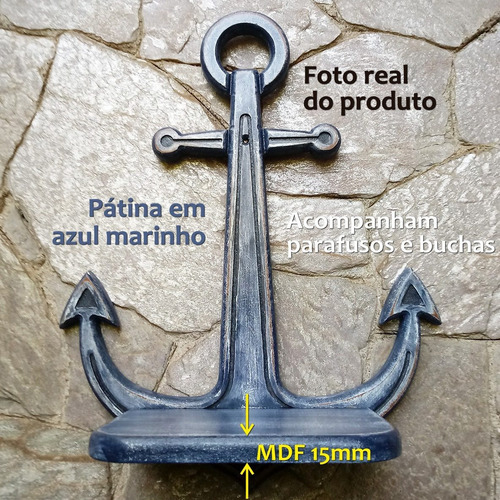 Imagem 2 de 7 de Âncora - Oratório De Parede Marinheiros - Umbanda