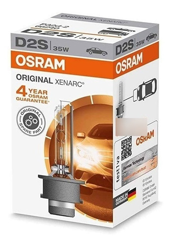 Imagen 1 de 7 de Lampara D2s Xenon Osram 35 W Golf Vento Passat Vw