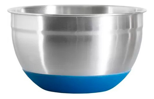 Bowl Acero Inoxidable Base Silicona 20 Cm Cocina Molde 