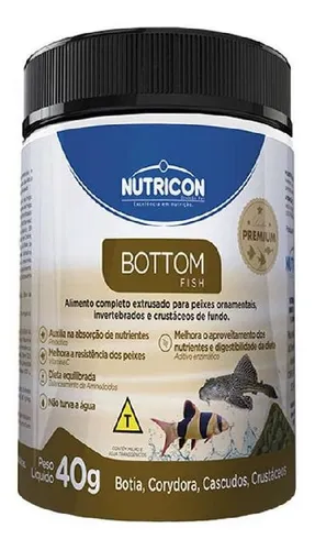 Imagem 1 de 1 de Ração Nutricon Bottom Fish 40g