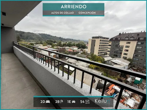 Arriendo Altos De Collao | 2 Dormitorios | Tipo Mariposa