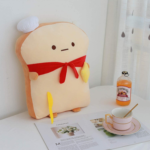 Arelux 17.7in Funny Toast Bread Pillow,almohada En Forma ...