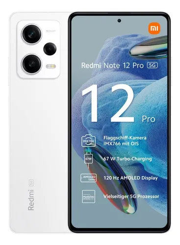 Xiaomi Redmi Note 12 Pro 5g 128gb 8gb Cámara 50mp Blanco
