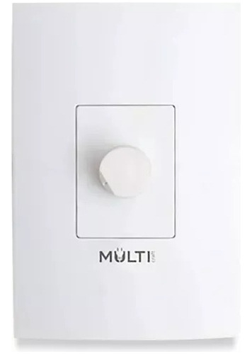 Dimmer Rotativo Multicraft 4x2 Bivolt Branco 80357