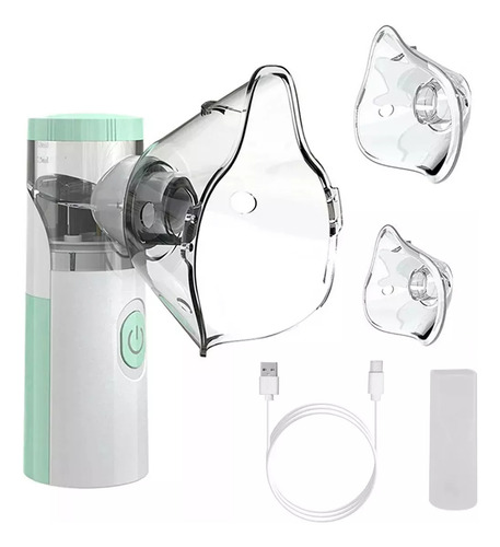 Nebulizador Portátil Aerosol Ultrasónico Silencioso Usb Color Blanco