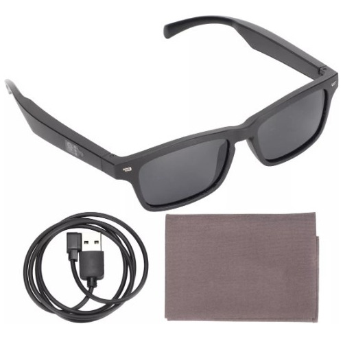 Lentes Audifonos Bluetooth Gafa Sol Microfono Recargable Usb