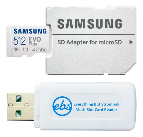 Tarjeta De Memoria Micro Sdxc Samsung Evo Plus De 512 Gb,...