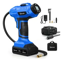 Comprar Astroai Compresor De Aire Inalámbrico Para Inflar Neumáticos, Batería Recargable,160 Psi,bomba De Aire Portátil De Mano Para Automóvil De 12 V, Aire Inflador Eléctrica, regalo de Navidad Año Nuevo