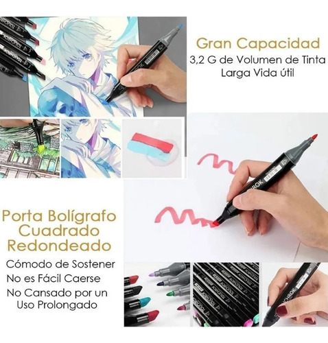 Kit De Rotuladores Touch Five, 40 Colores Comunes