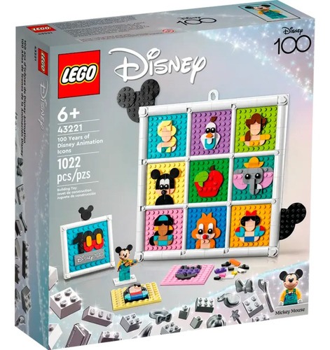 Set Lego Bloques 100 Años Iconos Animación Disney Febo