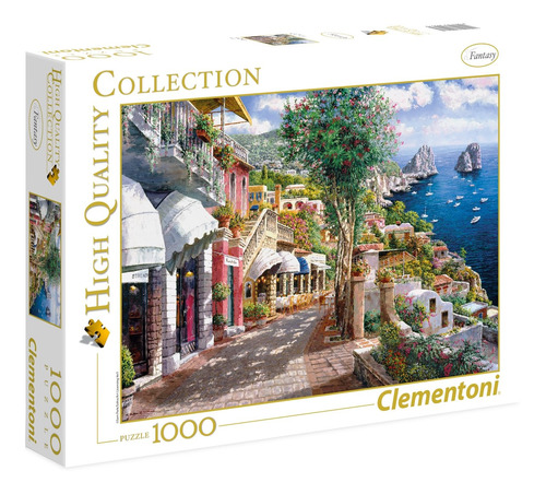 Imagen 1 de 2 de Rompecabezas Clementoni High Quality Collection Capri 39257 de 1000 piezas