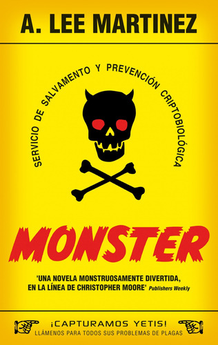 Monster, de Martinez, Lee. Serie Fuera de colección Editorial Minotauro México, tapa blanda en español, 2013