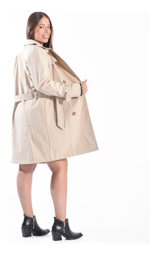 Espectacular Trench De Gabardina. ¡calidad Premium!