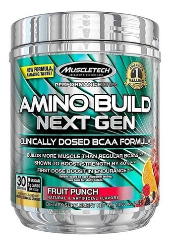 Muscletech Bcaa Amino Build Next Gen 30 Serv Usa !!!