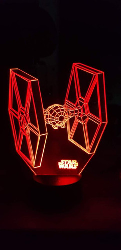 Lampara De Led 3d Star Wars 