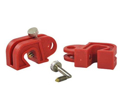 Bloqueador Interruptor Eléctrico Servus 19mm Rojo Tornillo