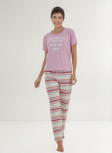 Pijama Mujer Tops & Bottoms Modelo 20369
