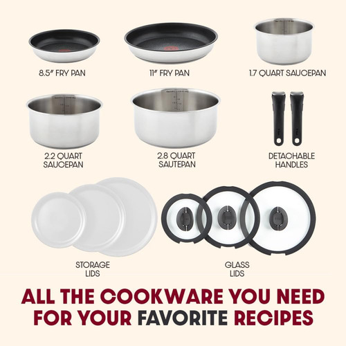 Ingenio Expertise - Juego De Utensilios De Cocina De Acero I